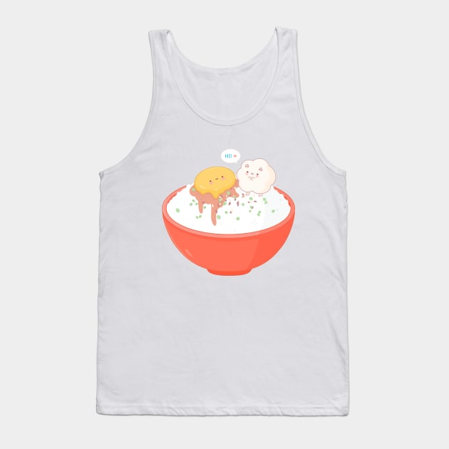 Tamago Kake Rice Bowl Tank Top by Lani89